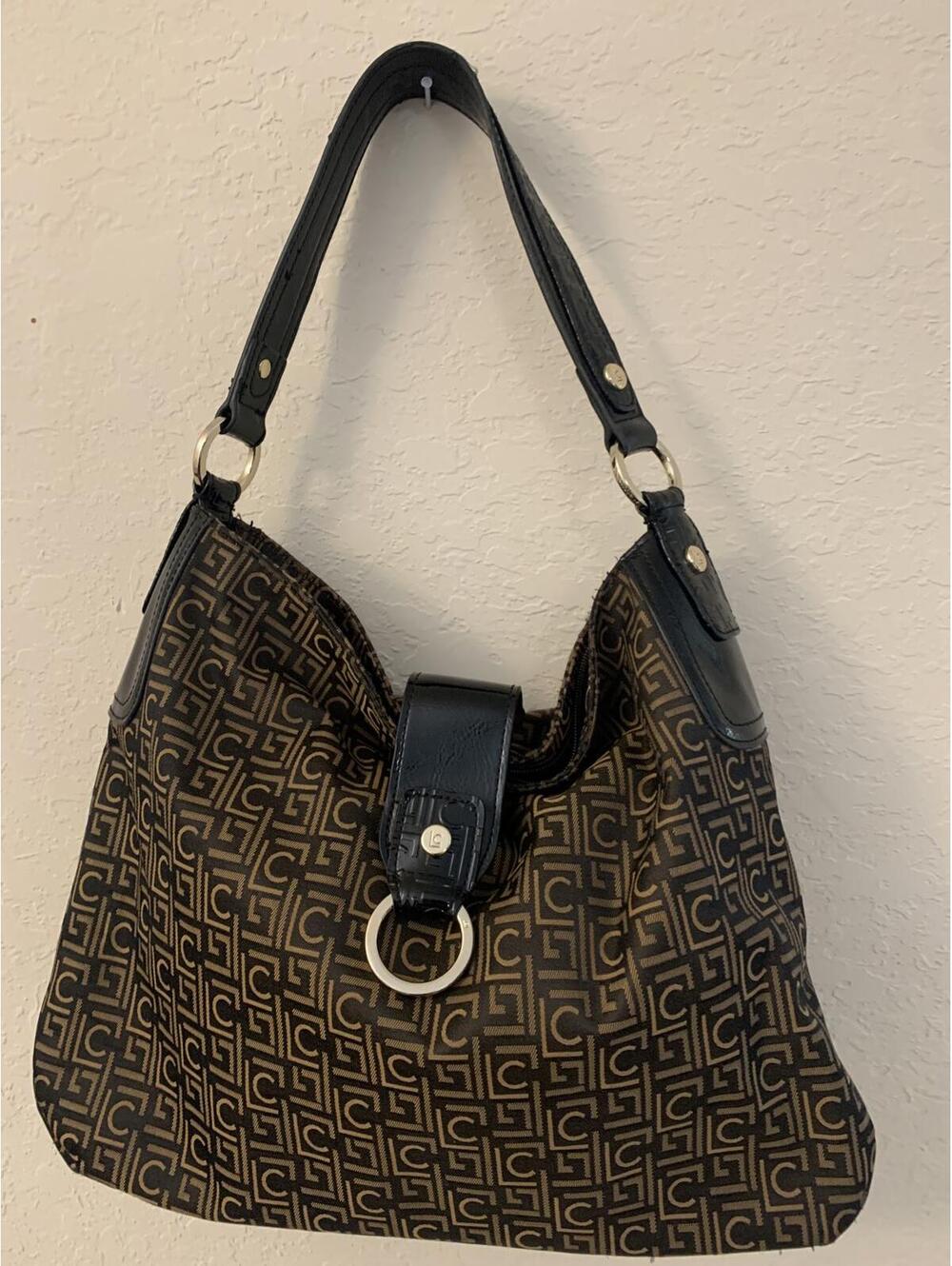 Liz Claiborne Handbag Brown Monogram